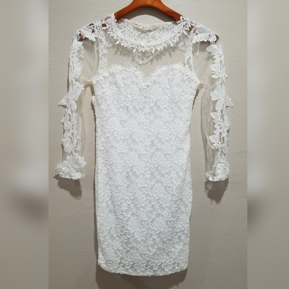 White lacy dress
